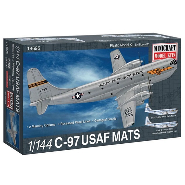 Minicraft Model Kit C-97 USAF MATS 1/144