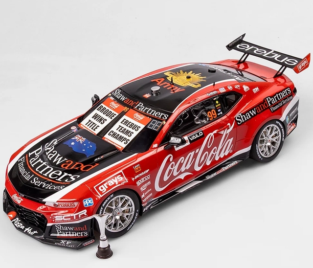 Chevrolet Camaro ZL1 - Coca-Cola Racing By Erebus #99 - 2023 Supercars Championship Winner - Authentic Collectables 1:12