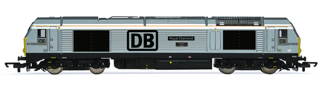 Hornby RailRoad Plus DB, Class 67, Bo-Bo, 67029 'Royal Diamond' - Era 10
