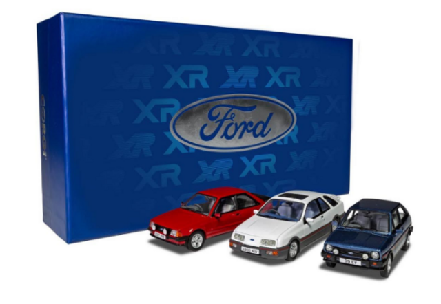 Corgi 1/43 Ford XR Collection Ford Fiesta XR2 Escort XR3i & Sierra XR4i