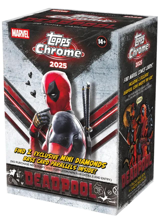 2025 Topps Chrome Marvel Deadpool - Value Box -