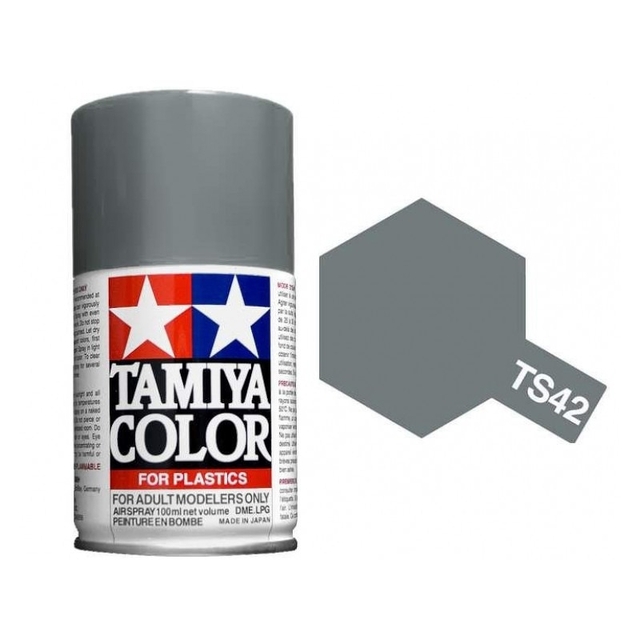 Tamiya TS-42 Colourspray Light Gun Metal - Scale Hobbies Ltd