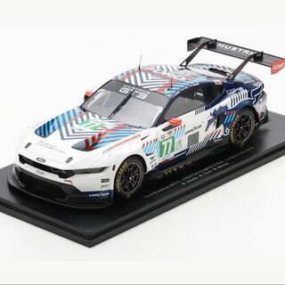 Ford Mustang LMGT3 No.77 Proton Competition Le Mans 24H 2025 B. Sousa - B. Tuck - B. Barker - SparkModel 1/18