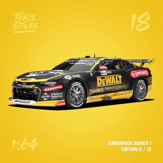 DEWALT Racing #18 Chevrolet Camaro Zl1 Supercar - 2024 Adelaide 500 - Mark Winterbottom - TrackStars 1/64
