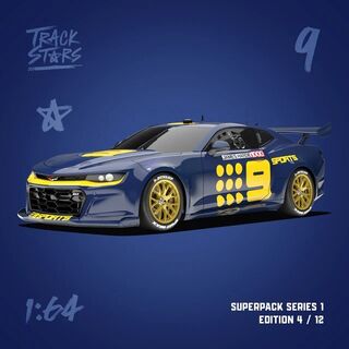 Chevrolet Camaro ZL1 #9 Supercar - 1982 Flying Camaro Tribute Livery - Star Car -TrackStars 1/64