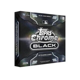 Topps 2026 Baseball Chrome Black 1